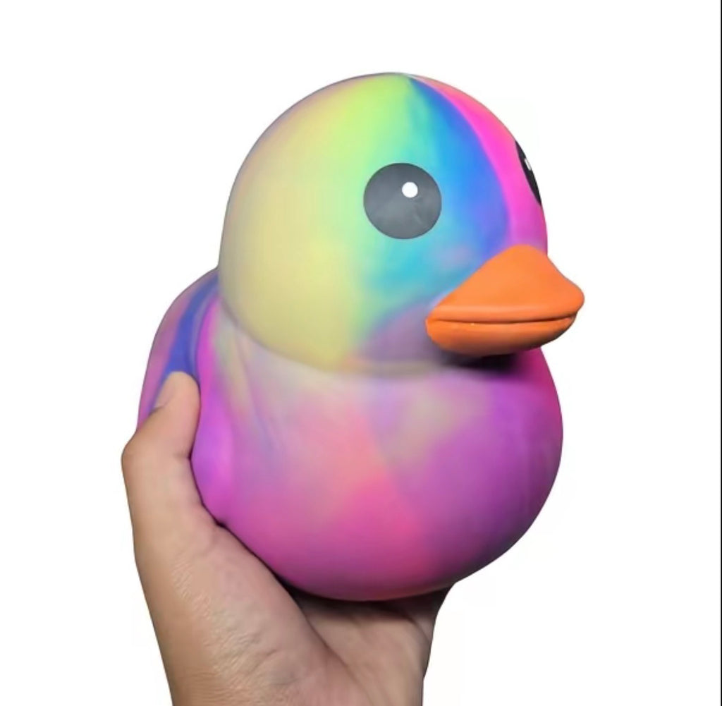 Rainbow jumbo duck