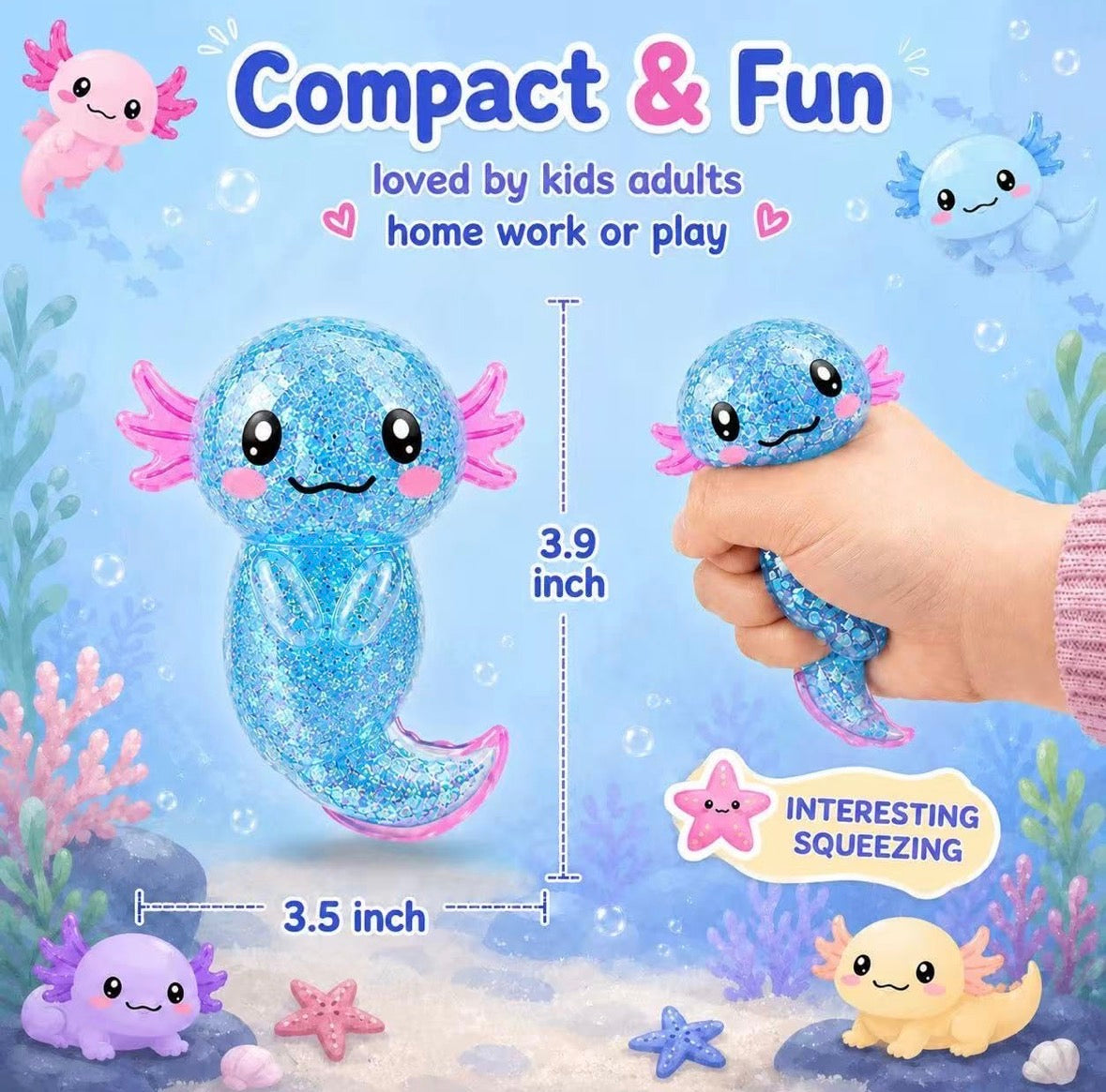 Axolotl squishy maltose