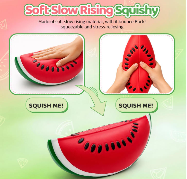 watermelon jumbo squishy