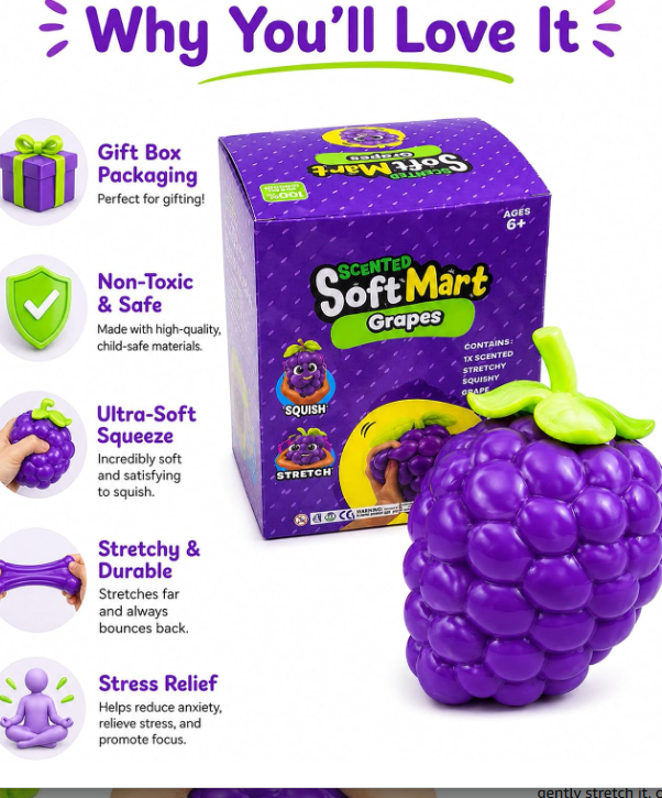 grape jumbo squishy