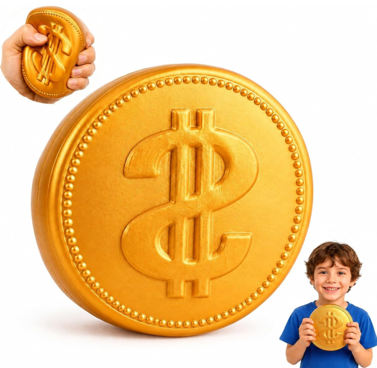 gold coin jumbo squishy
