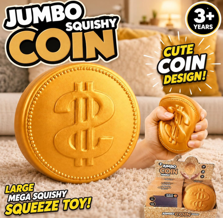 gold coin jumbo squishy