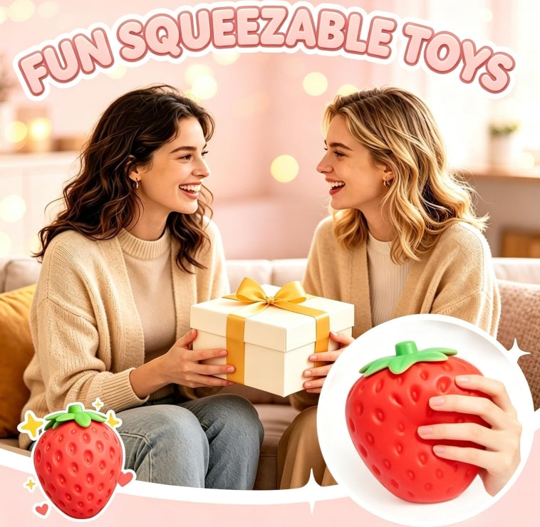 Jumbo Strawberry squishy