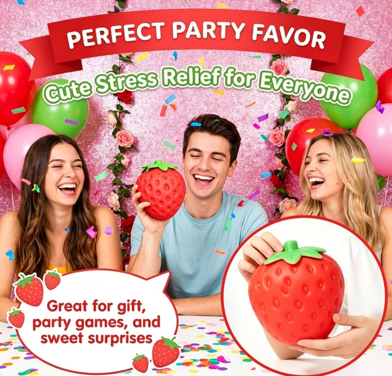 Jumbo Strawberry squishy